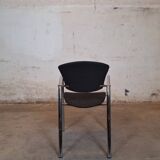 Brayton International Collection Steelcase black and aluminum chair