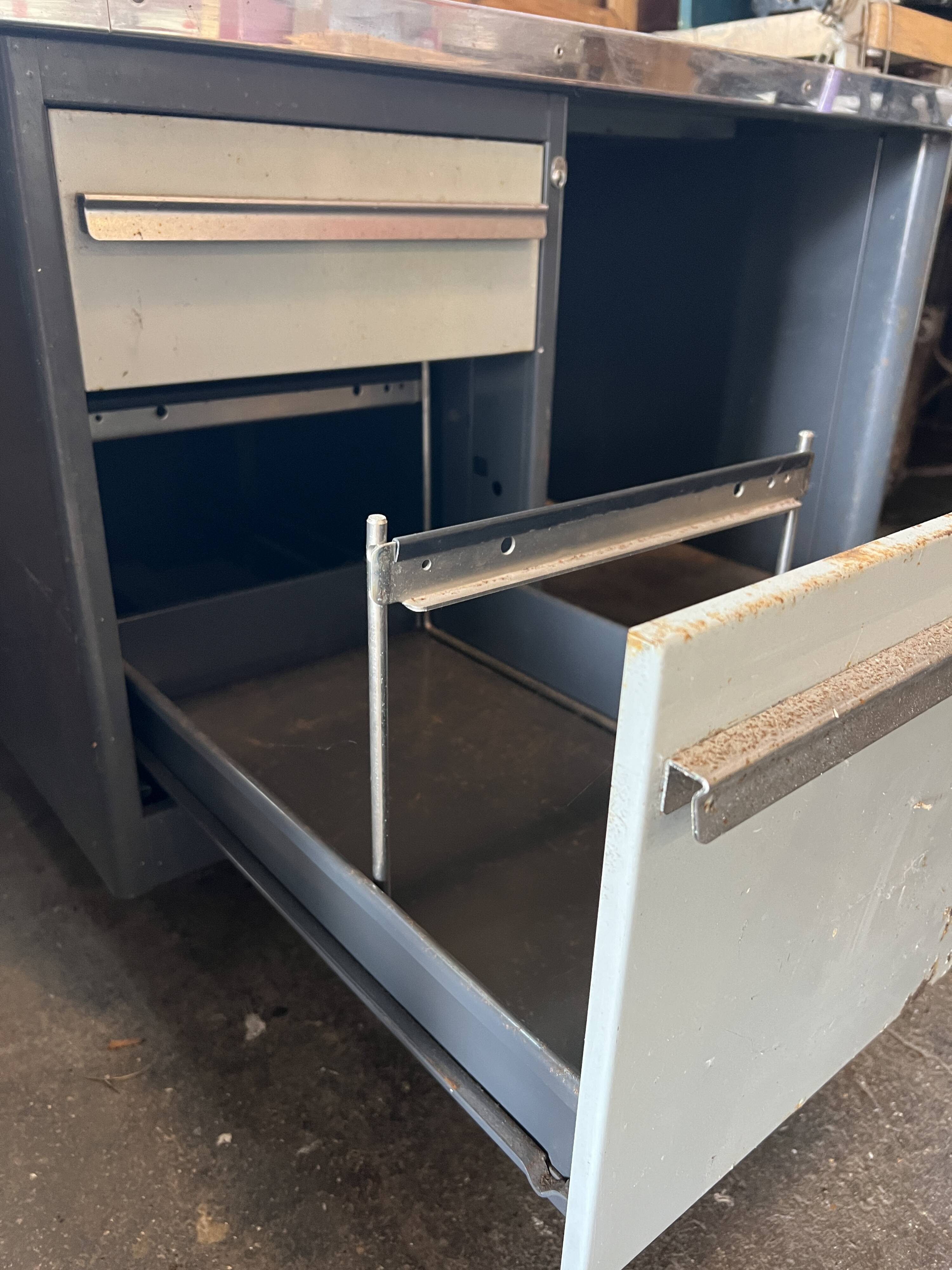 Vintage industrial desk