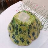 Homemade pottery salad bowl salad shape