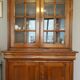 Bookcase 2 bodies in cherry wood Louis Philippe style