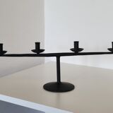 Brutalist candlestick candlestick with 4 metal branches