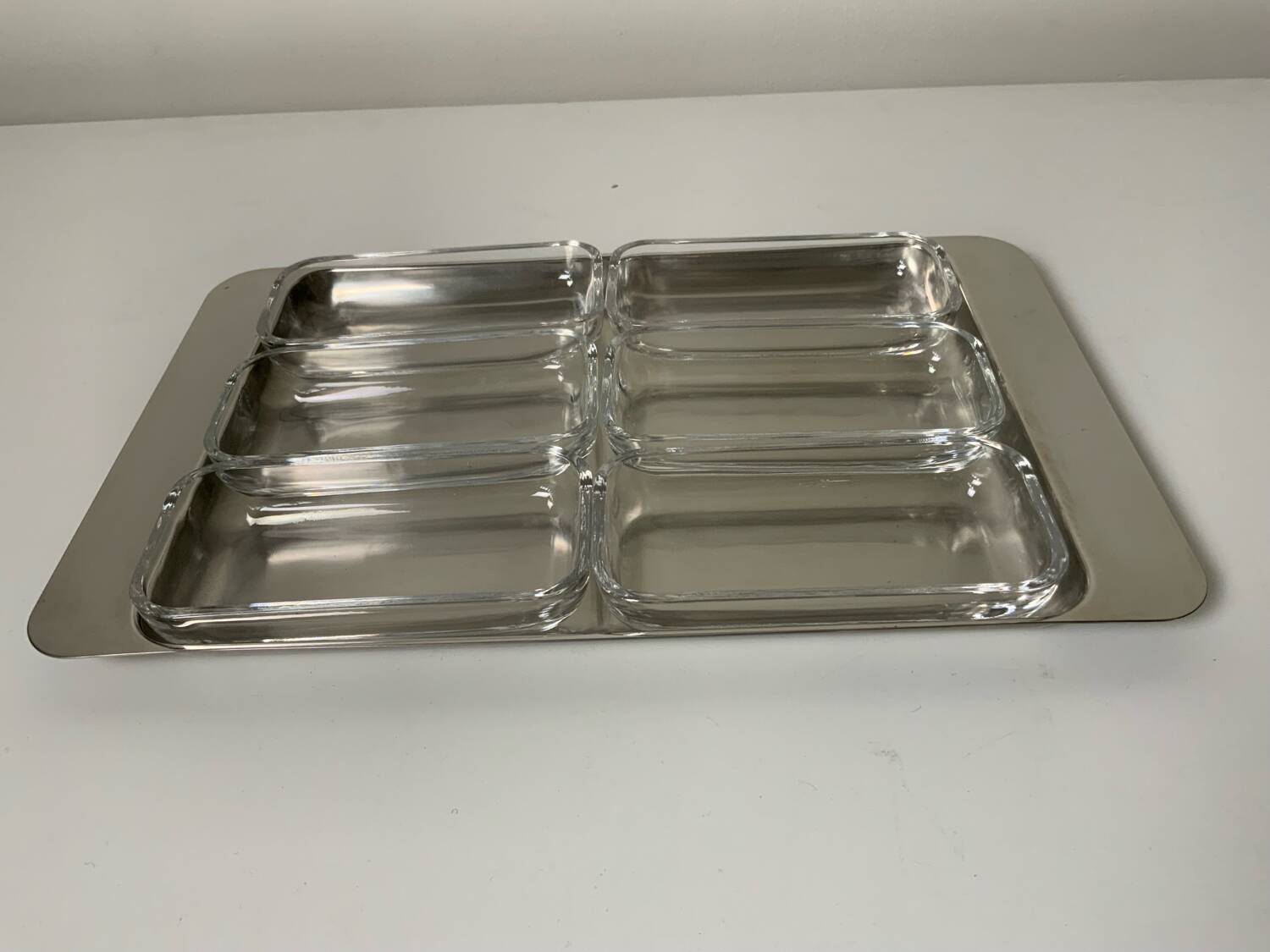 70s designer aperitif tray