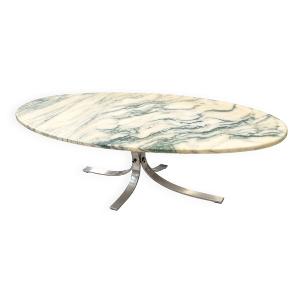 Table basse vintage type surf marbre osvaldo borsani