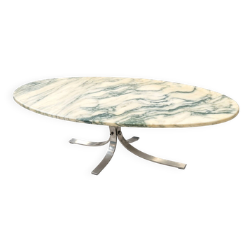 Vintage surf-style coffee table marble Osvaldo Borsani