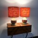 2 vintage ceramic lamps 1970
