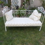 Wrought iron bed