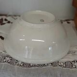 White salad bowl sarreguemines