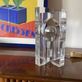 Sandro Petti, sculptural lucite table lamp, Maison Jansen France 1970s