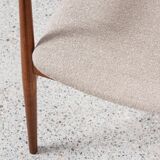 Midcentury Danish pair of chairs in teak by Erik Kirkegaard for Glostrup 1960s