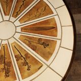 Coffee table "Herbarium" by Roger Capron 1960s