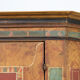 Painted folk art bridal cupboard 1764