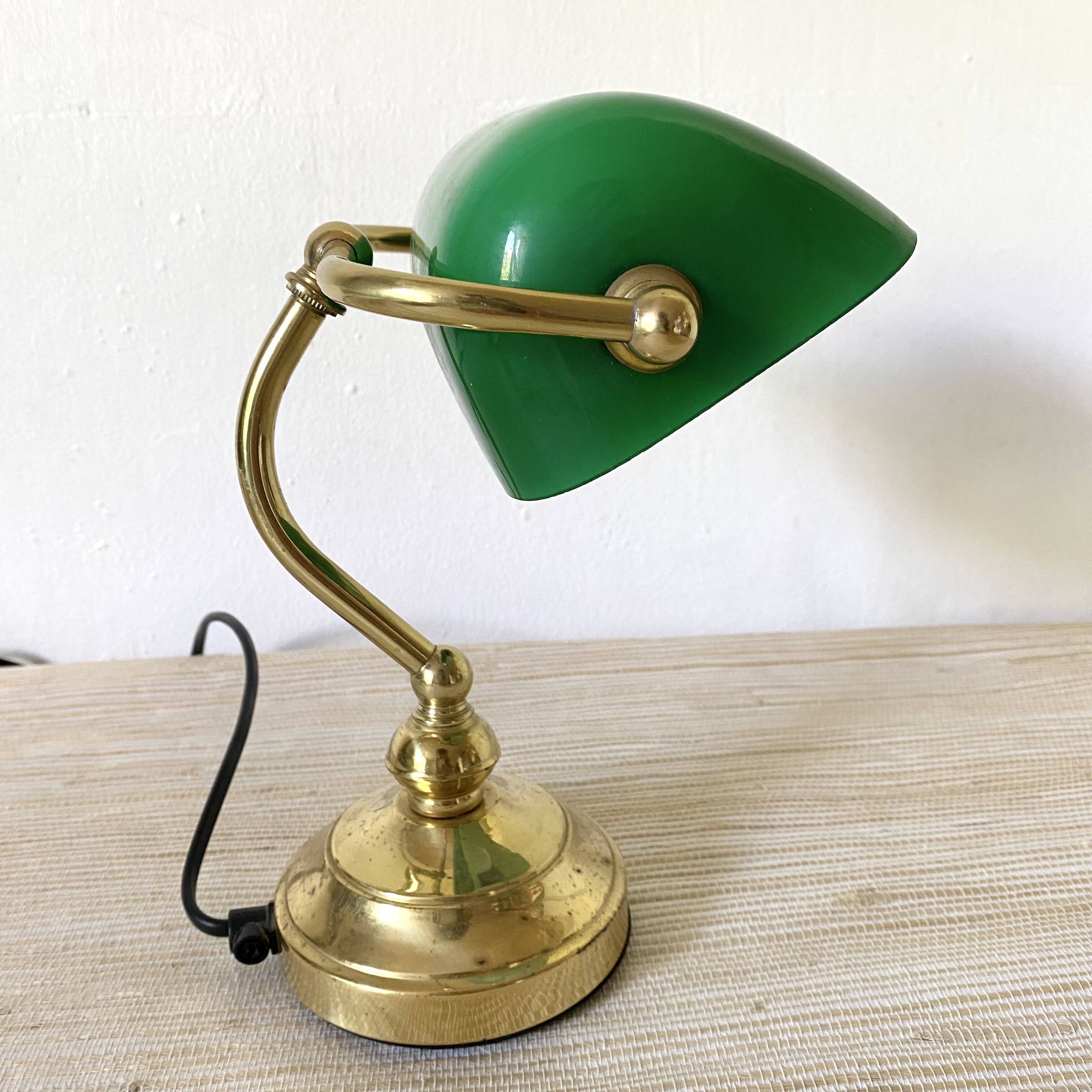 Lampe style notaire, banquier, années 80