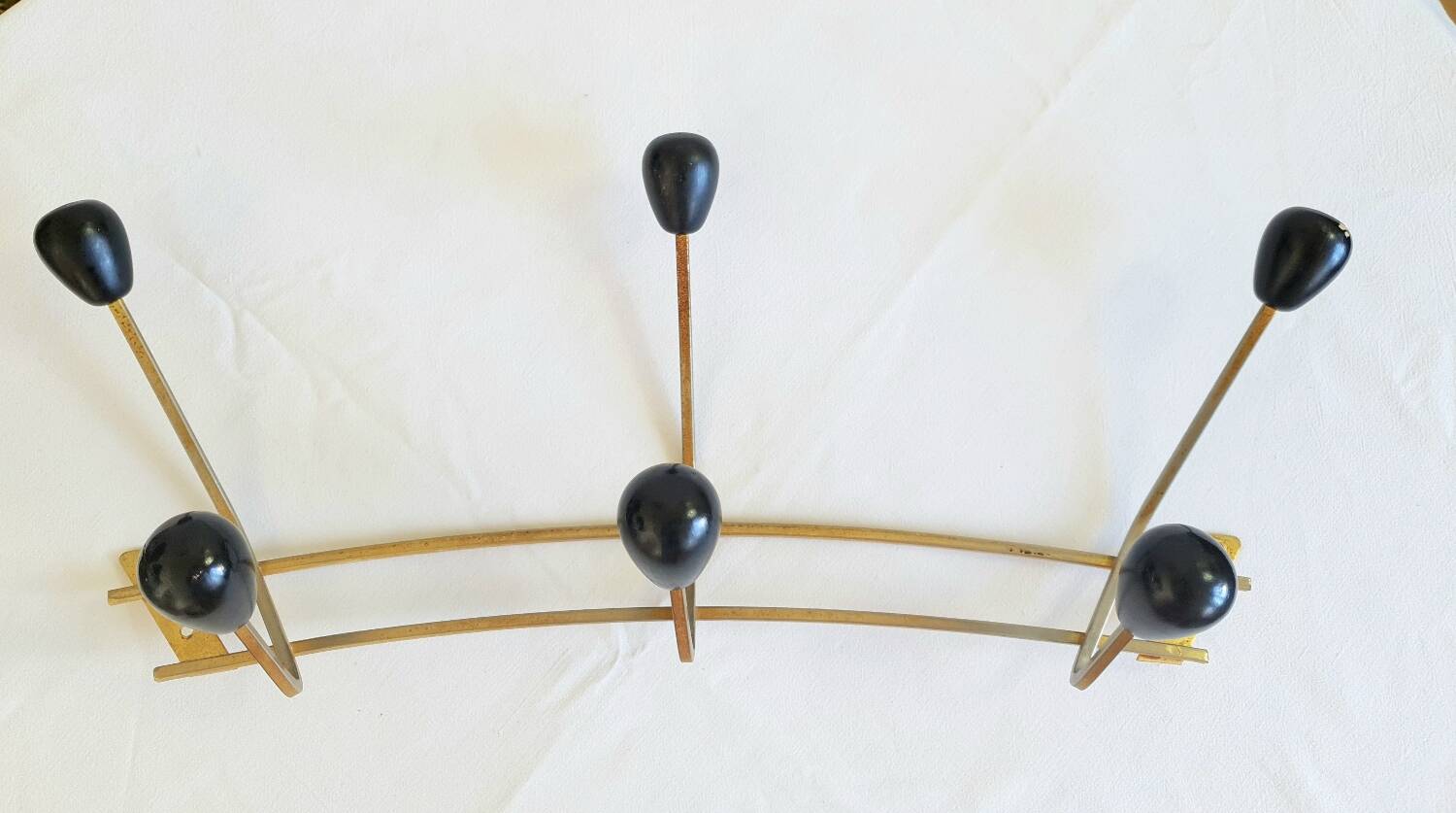 Vintage 60s coat hooks