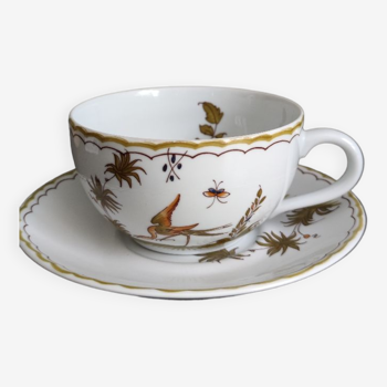 Porcelain cup, saucer from the big elm