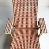 Rattan chaise longue