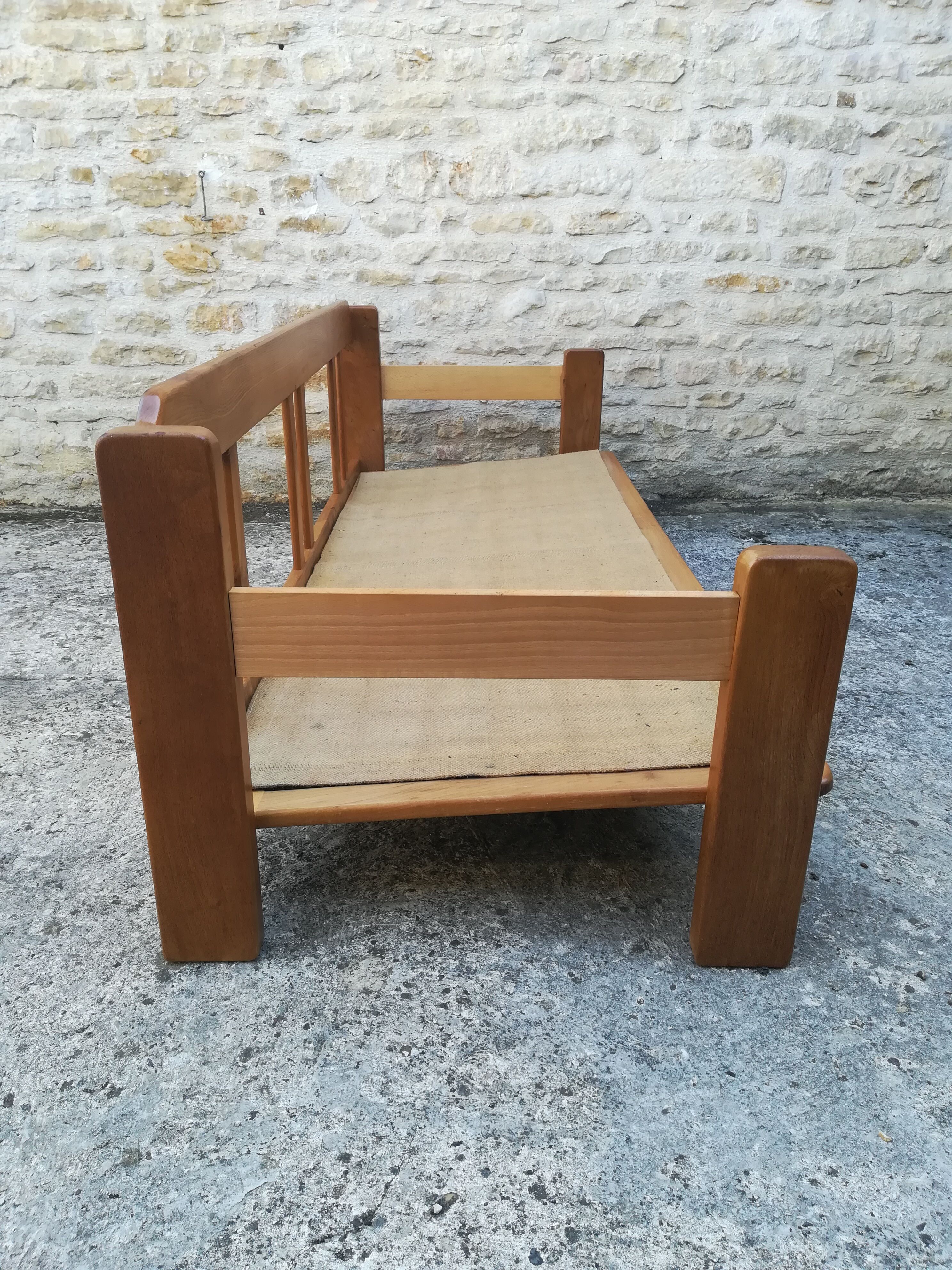 Scandinavian elm sofa