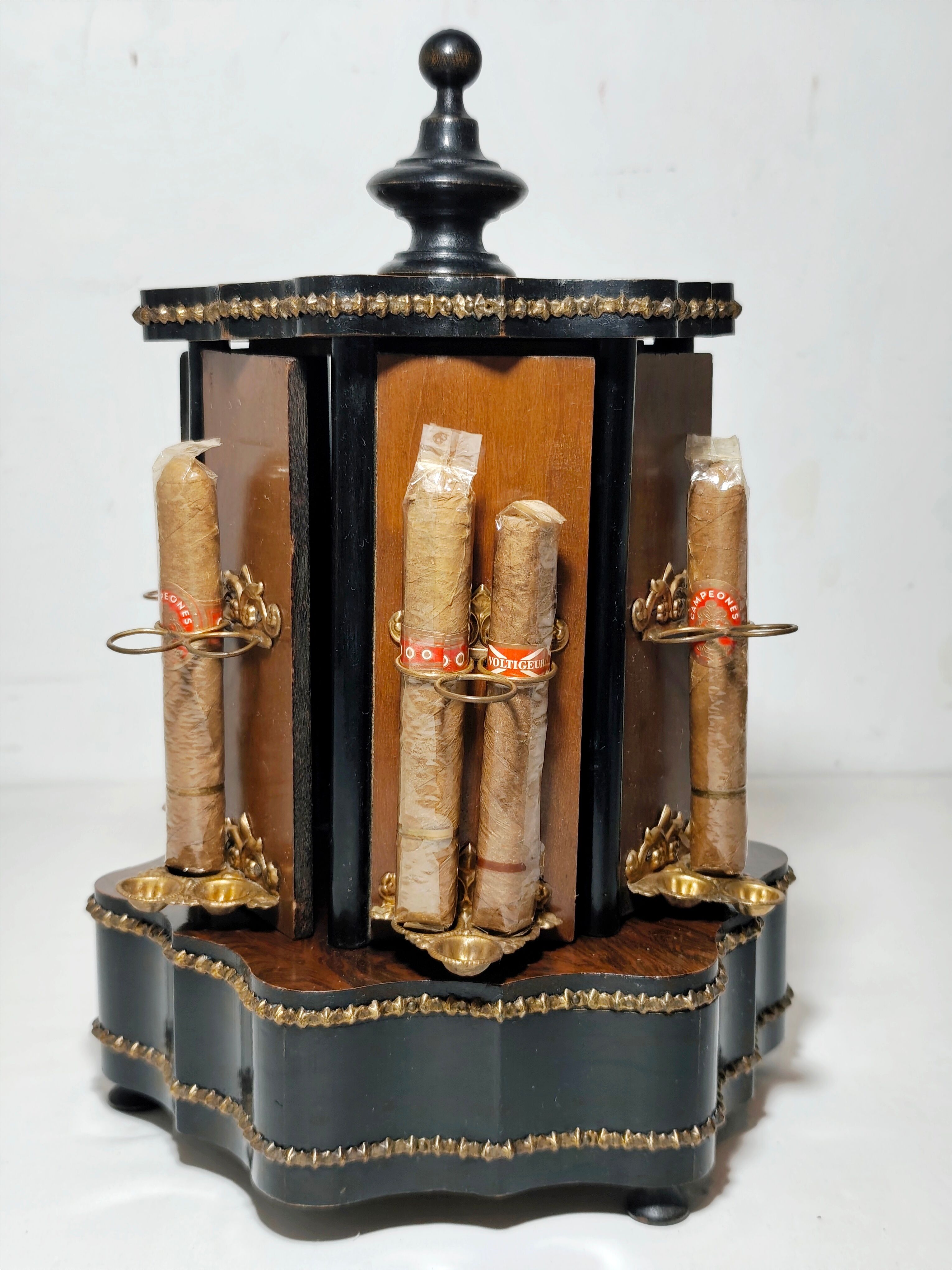 Wooden cigar carousel. Spain, 1950s.