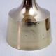 Set of 3 Scandinavian brass candle holders