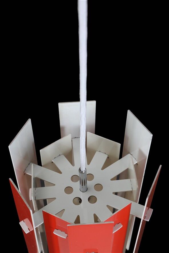 Set of 2 Fog & Mørup / Henning Rehhoff 'Cocktail' pendant lamps / Mid-century Danish modern design / 1970s