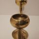 Set of 5 brass candlesticks from the 70s