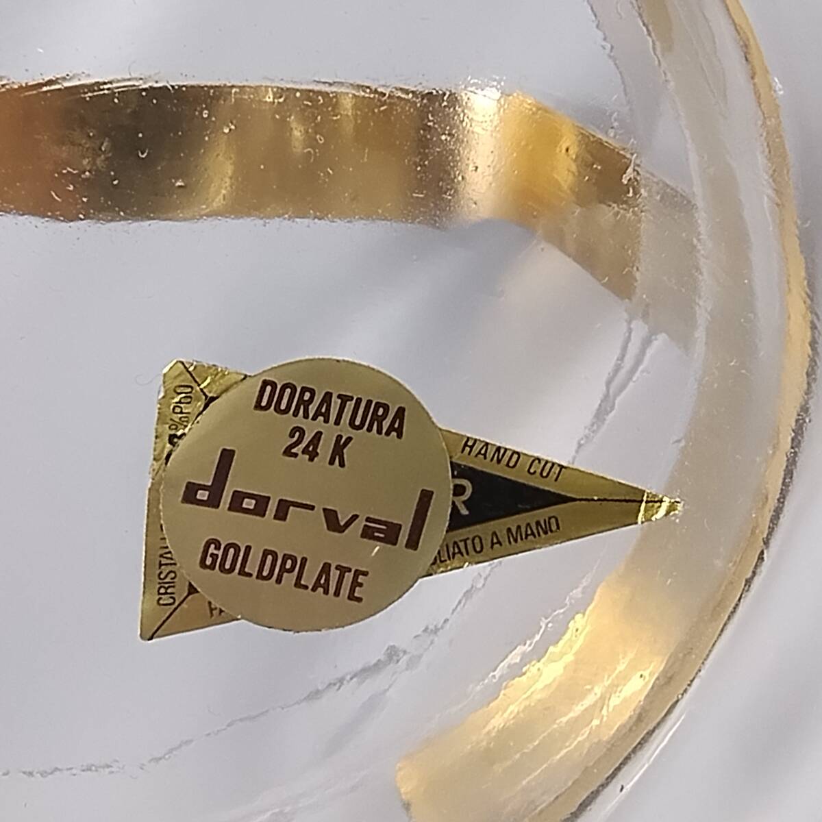 1970s Gorgeous Cocktail Shaker With Ice Bucket by Dorval in Gold plate 24K and Crystal. Made in Ital