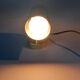 Modernist wall lamp in gilded brass, Italy 1970/1980.
