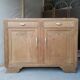 Art Deco wooden and marble buffet