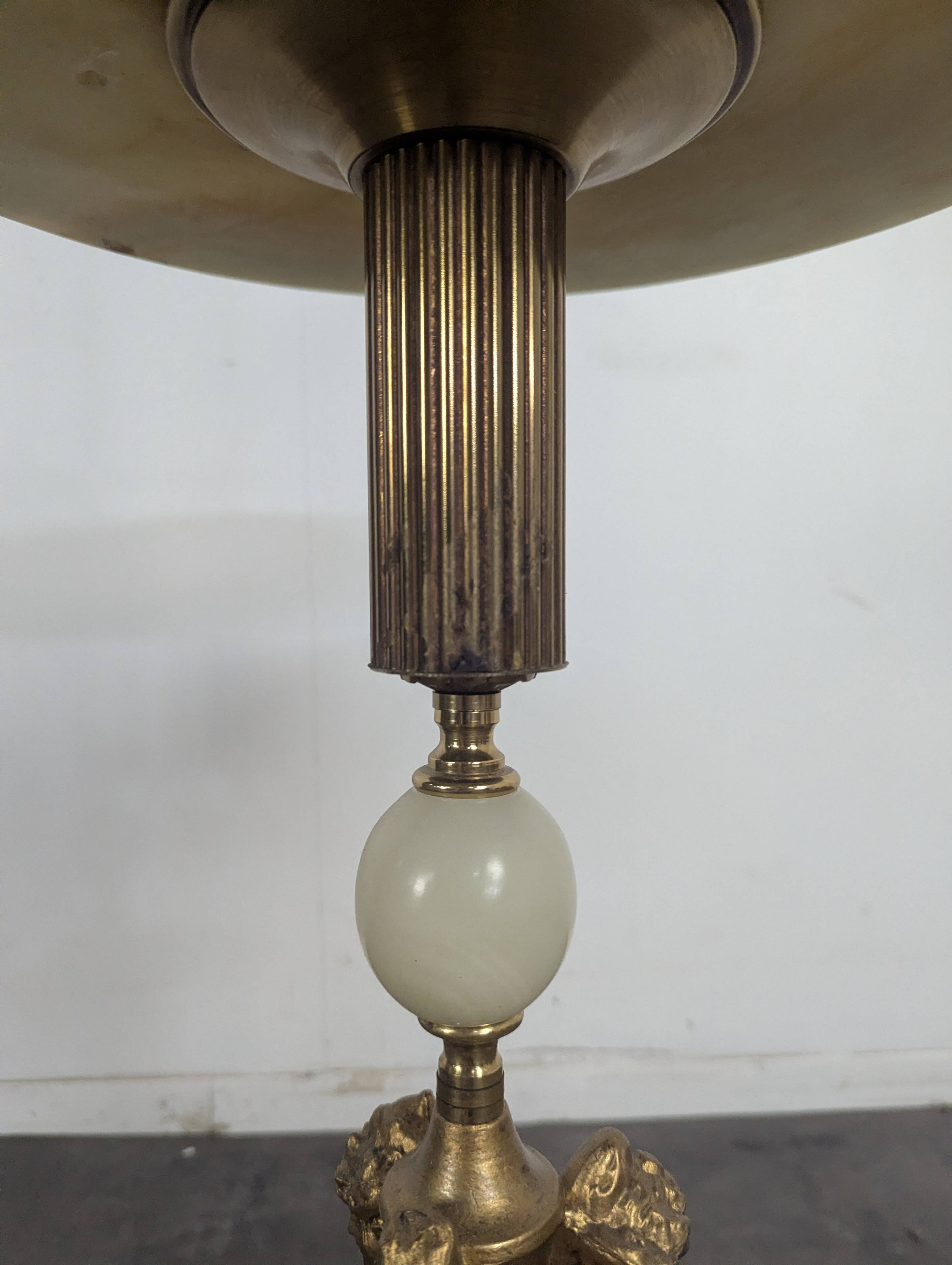 Lampadaire onyx style néo-classique