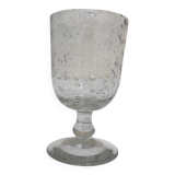 Bubble stemmed glass