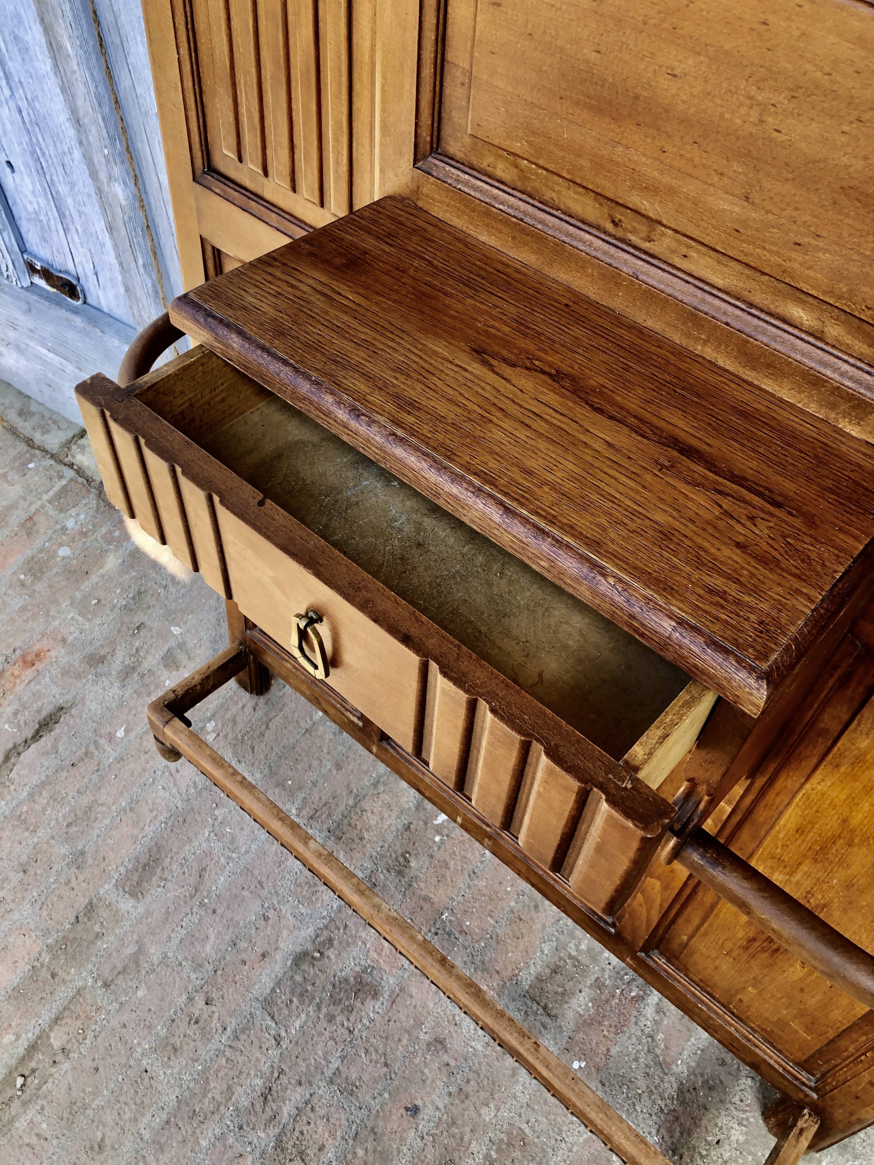 Art Deco coat rack wardrobe