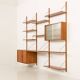 Preben Sorensen PS System teak wall unit, Randers, Denmark, 1960s
