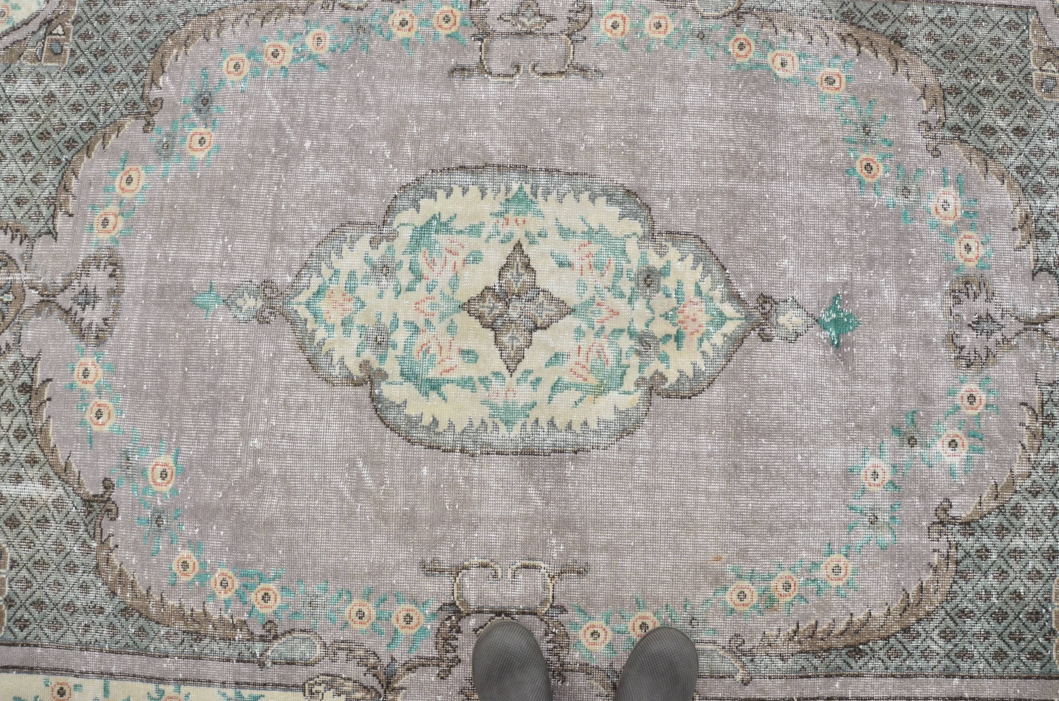 Geometric Tribal Wool Vintage Rug