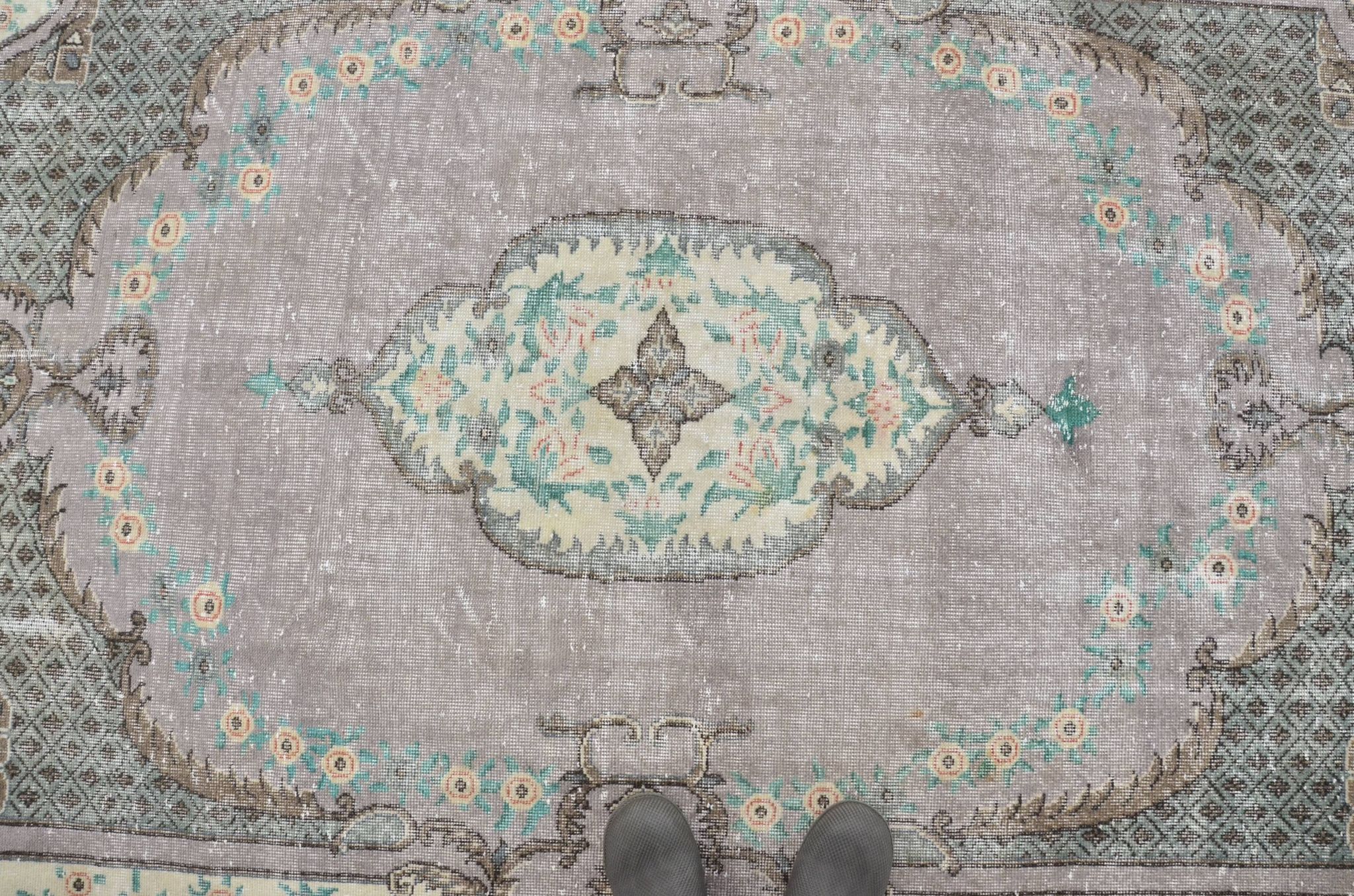 Geometric Tribal Wool Vintage Rug