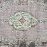 Geometric Tribal Wool Vintage Rug