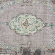 Geometric Tribal Wool Vintage Rug