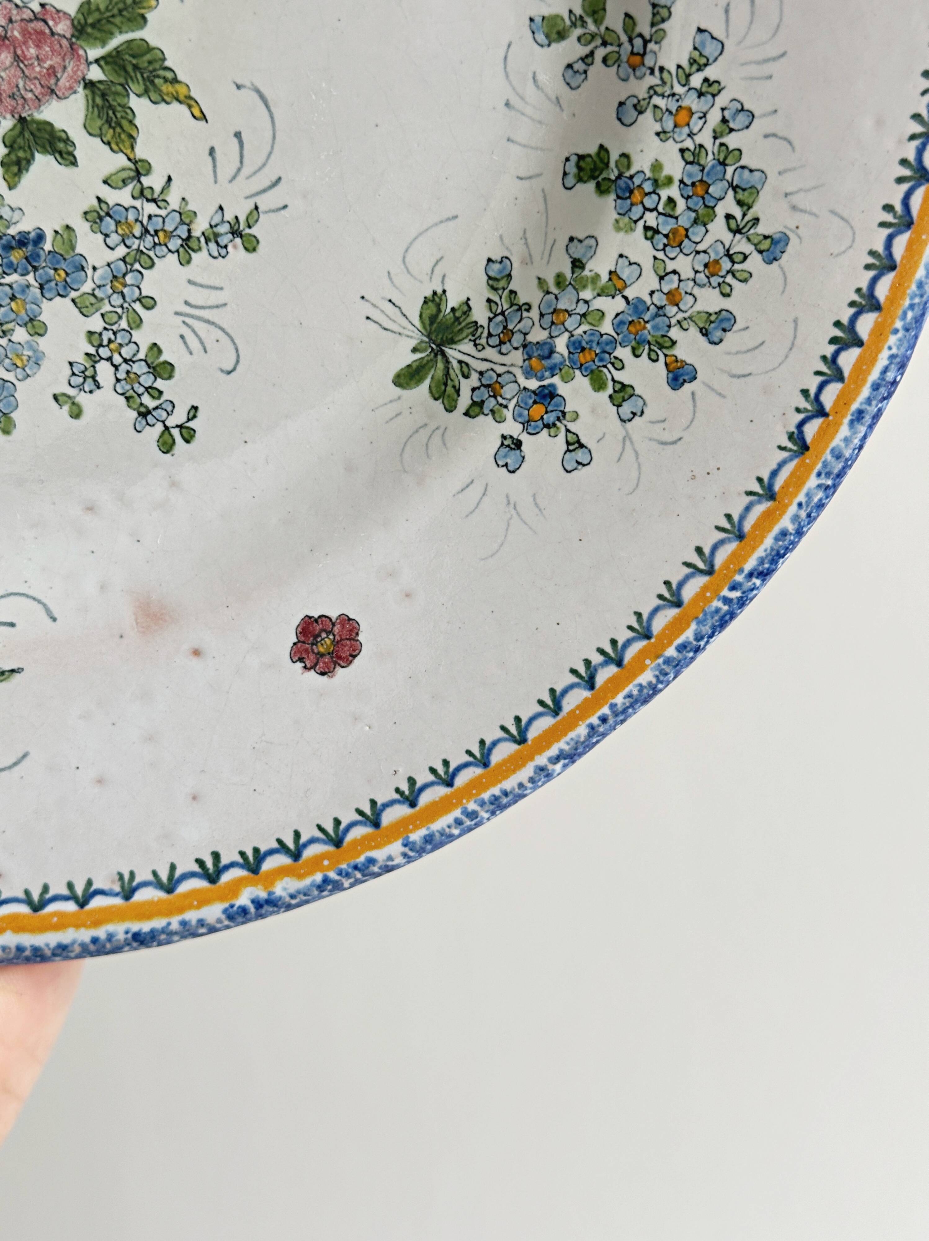 Old ceramic plate