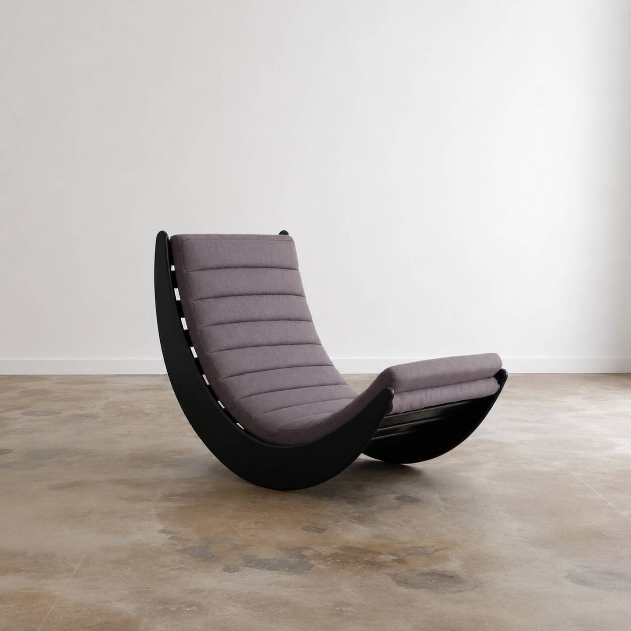 Fauteuil à bascule "Relaxer 2" de Verner Panton par Rosenthal réupholsté