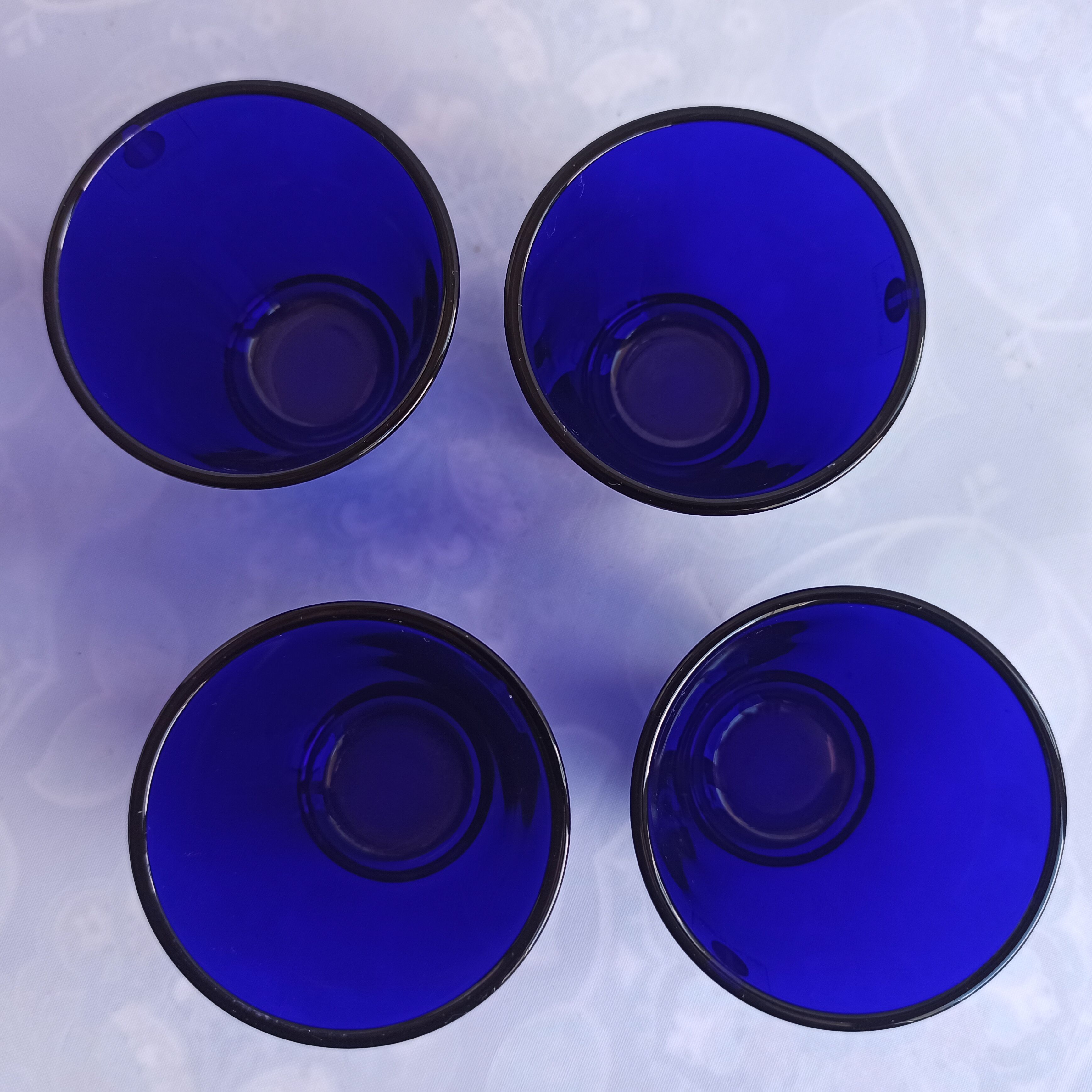 Kaj Franck Kartio cobalt Litalla glasses