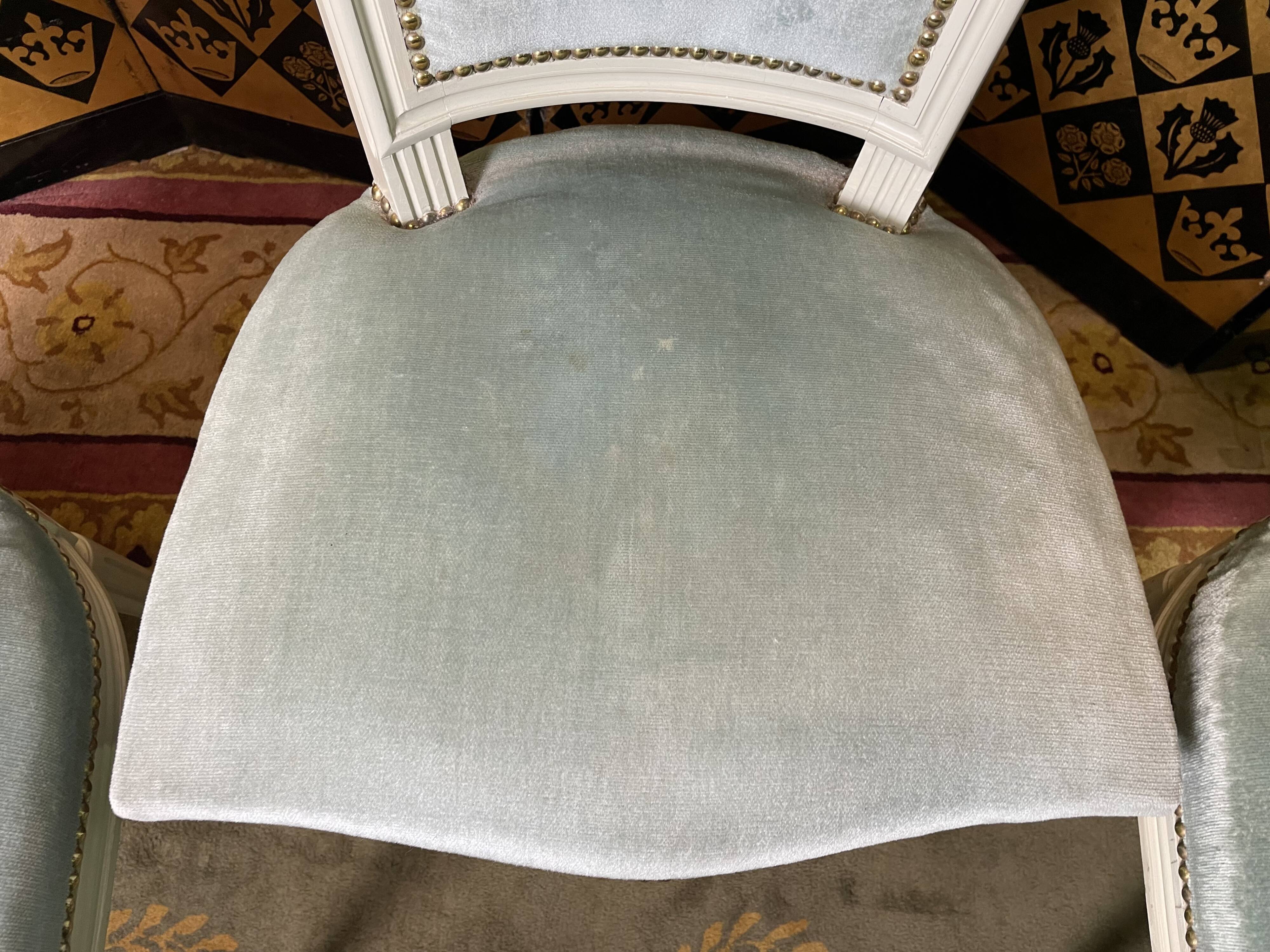 Suite of 3 Louis XVI style chairs