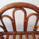 Fauteuil avec tablette en rotin & bambou - vintage
