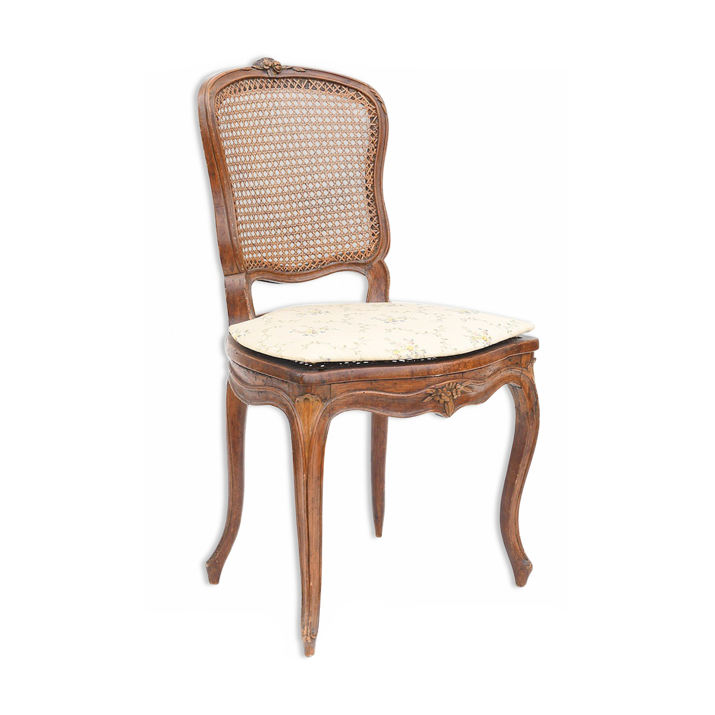 Louis XV-style canne chair