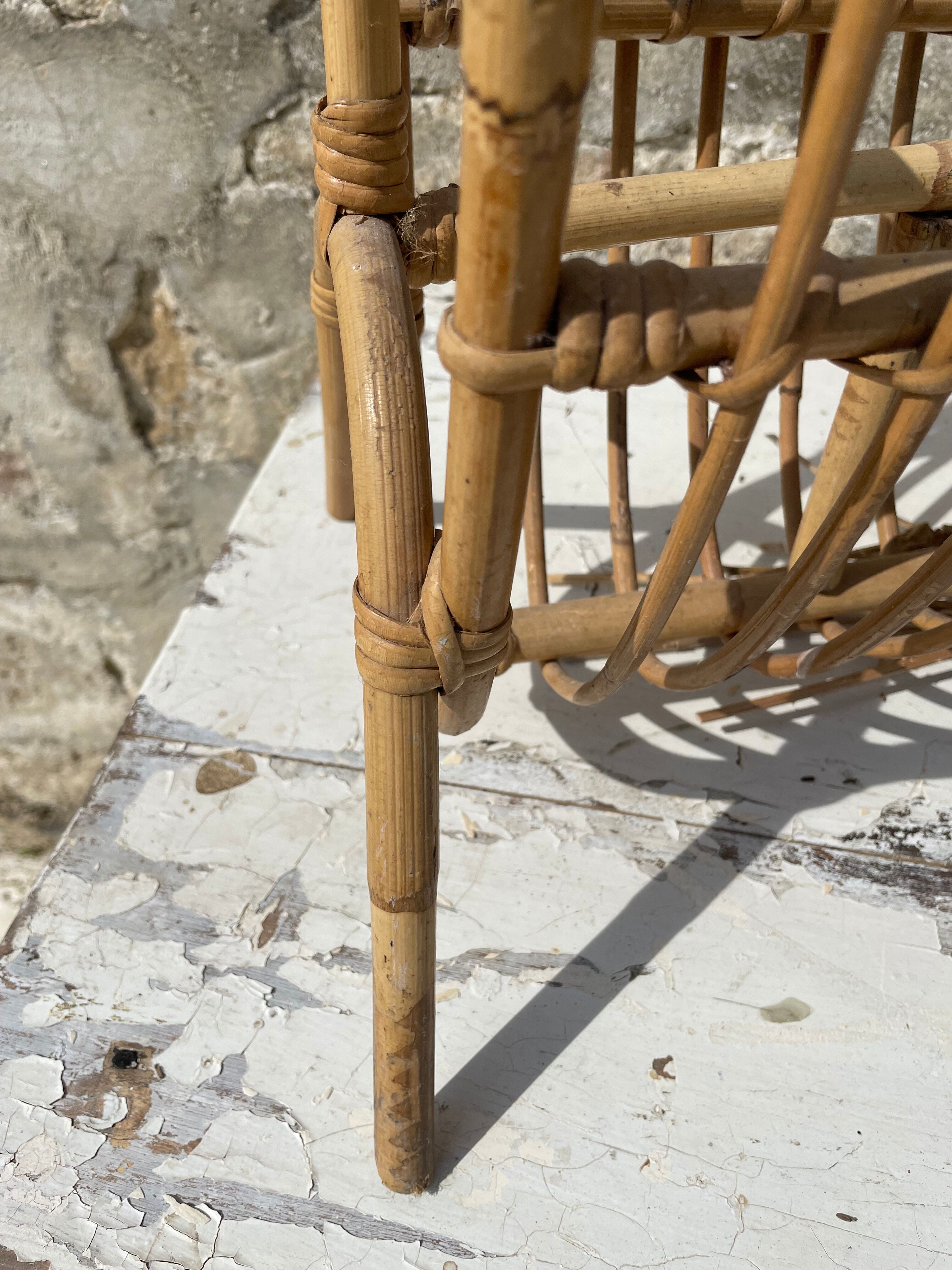 rattan magazine door Year 60