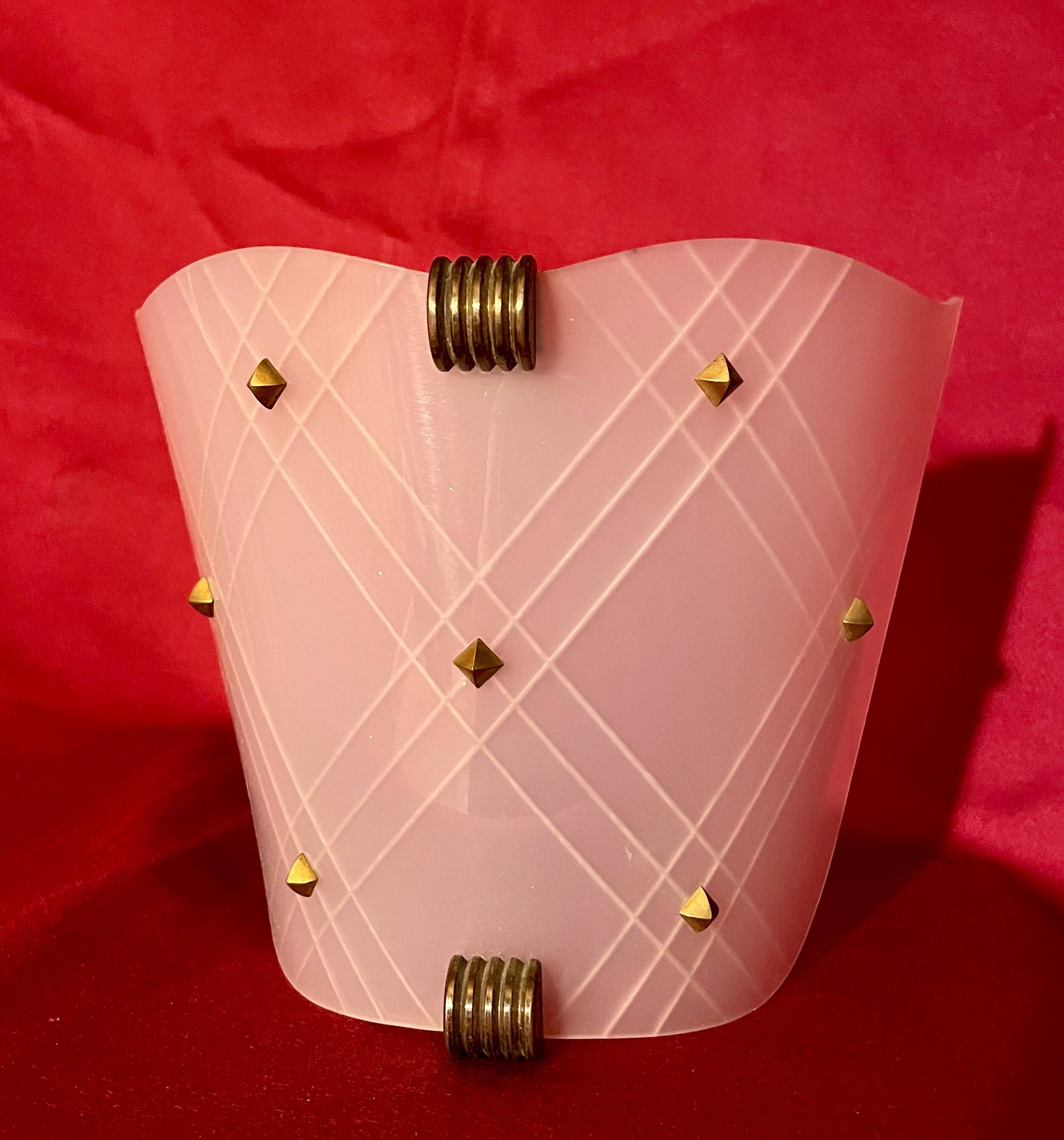 Lot de lampes et appliques, des années 50