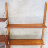 Scandinavian modular shelving system by Poul Cadovius for Gustav Bahus