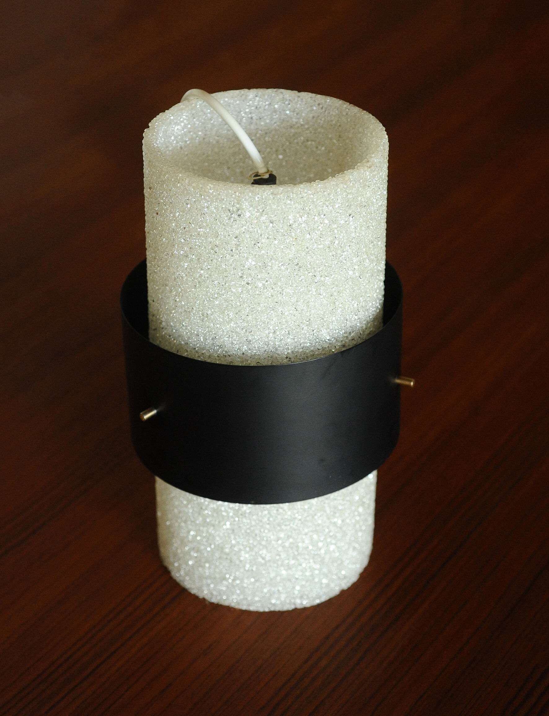 Suspension 70s plastic, metal, brass