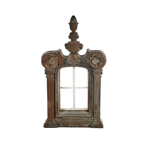 Nineteenth century cast iron window