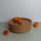 Burgundy sandstone plates BP Sarreguemines