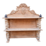 Antique carved wooden shelf