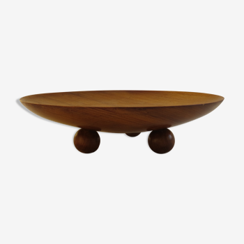 Midcentury Wooden Bowl