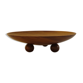 Midcentury Wooden Bowl